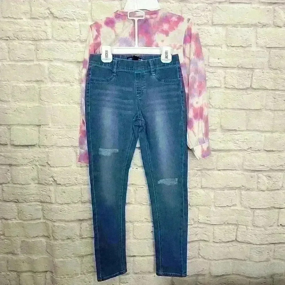 Limited Too Set Girls Sweatshirt blue jeans Sz 10 NEW - Picture 9 of 14